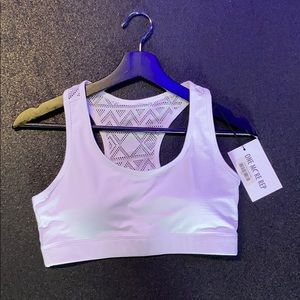 ZYIA White Bomber Bra